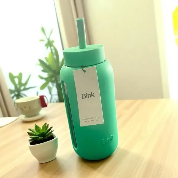 Bink 27 Oz Day Water Bottle With A Straw And Cap Emerald - Picture 2 of 5